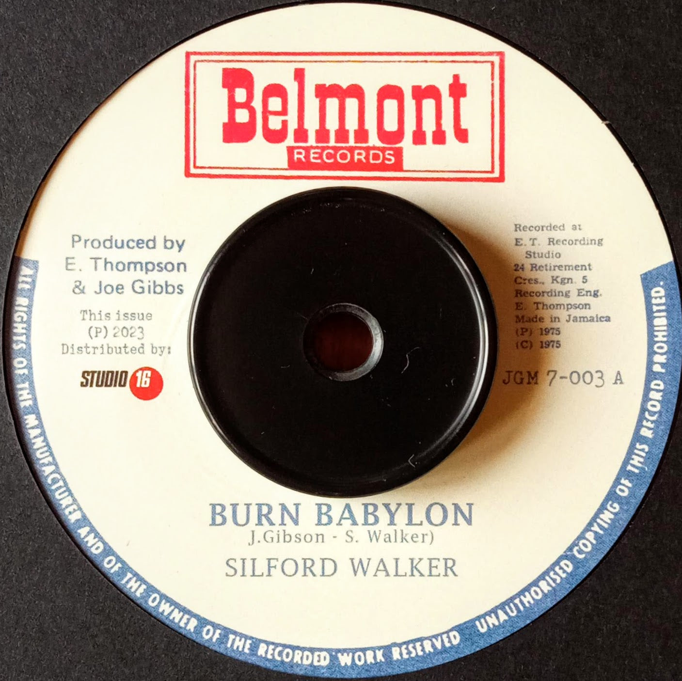 Silford Walker – Burn Babylon 
