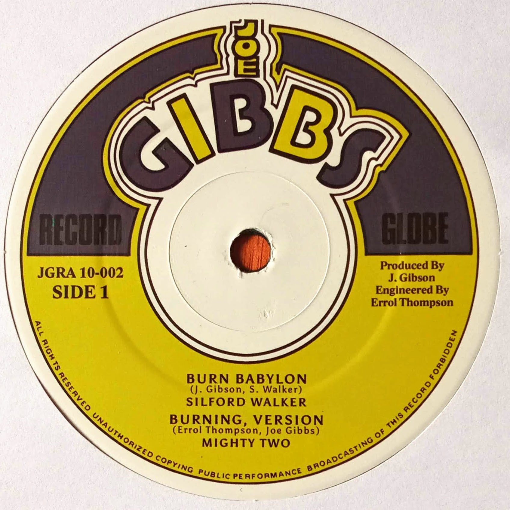Silford Walker – Burn Babylon / Jah Golden Pen 