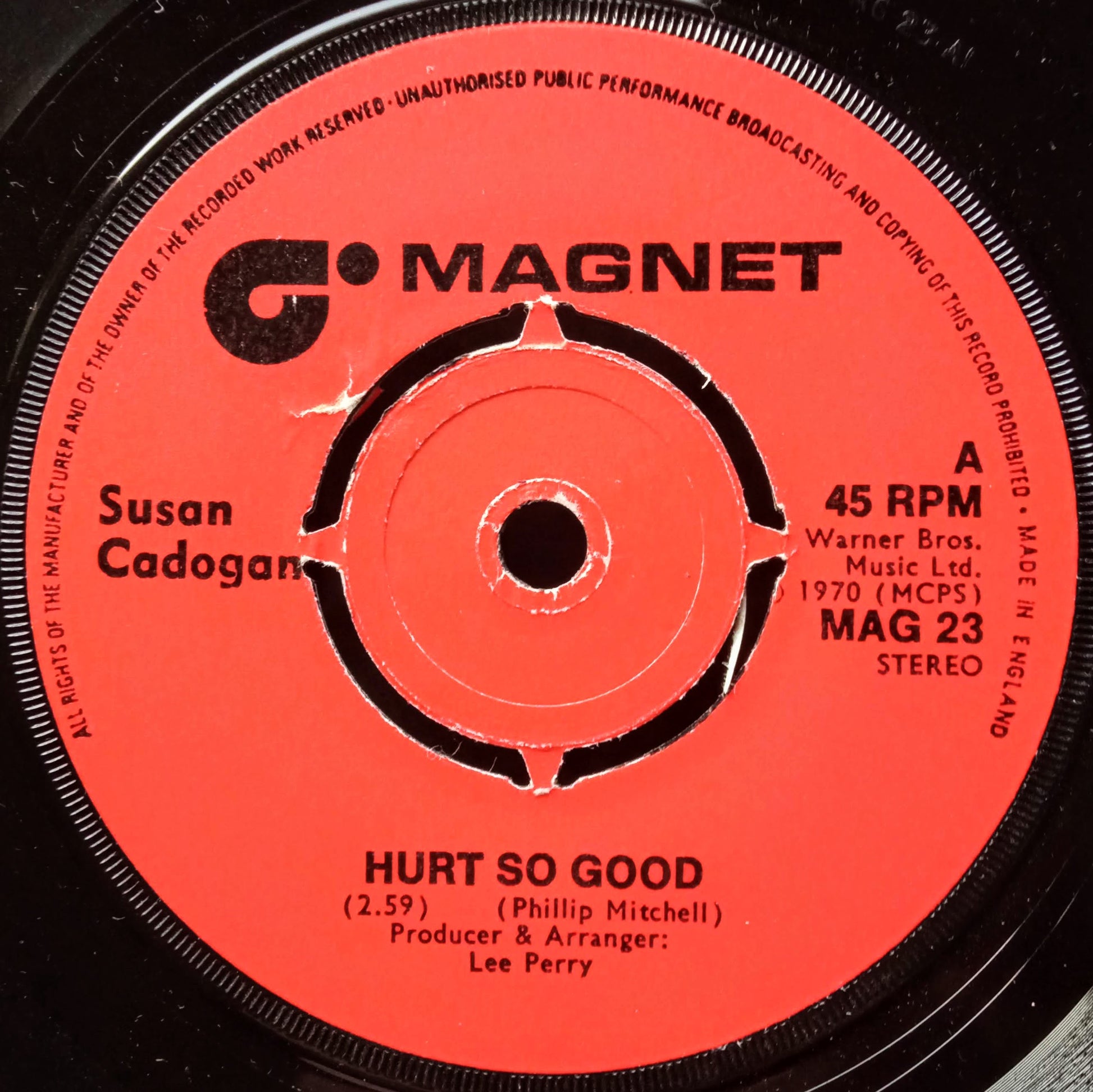 Susan Cadogan / The Upsetters – Hurt So Good 