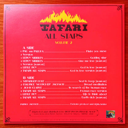 Tafari All-Stars – Rarities From The Vault Volume 2  b