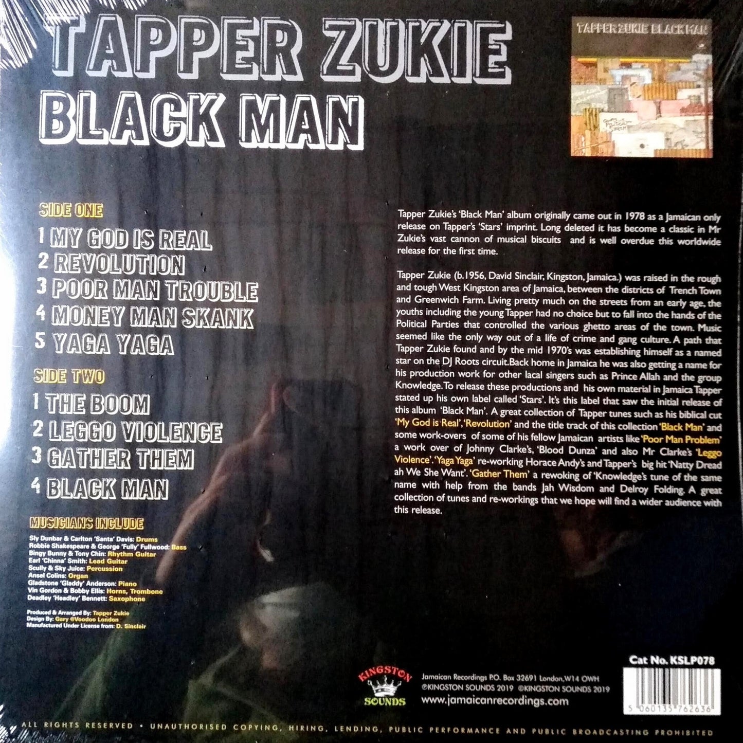 Tapper Zukie - Black Man B