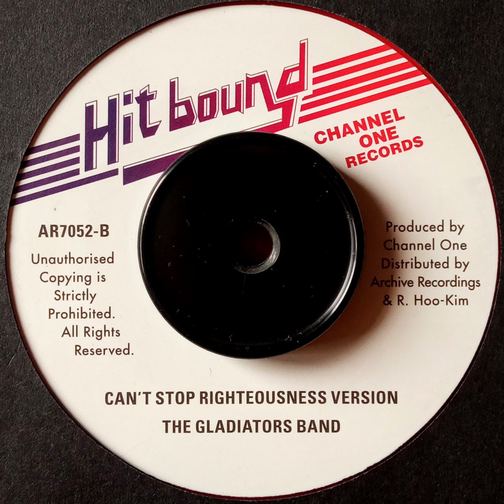 The Gladiators – Can't Stop Righteousness b