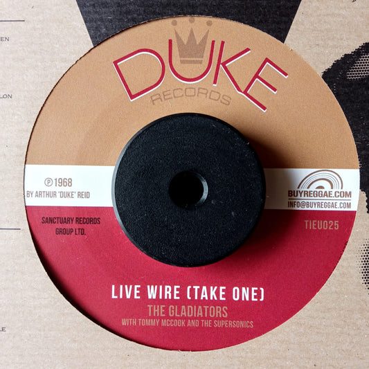 The Gladiators / Justin Hinds – Live Wire Rub Up Push Up
