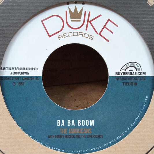 The Jamaicans / Errol Brown - Ba Ba Boom 