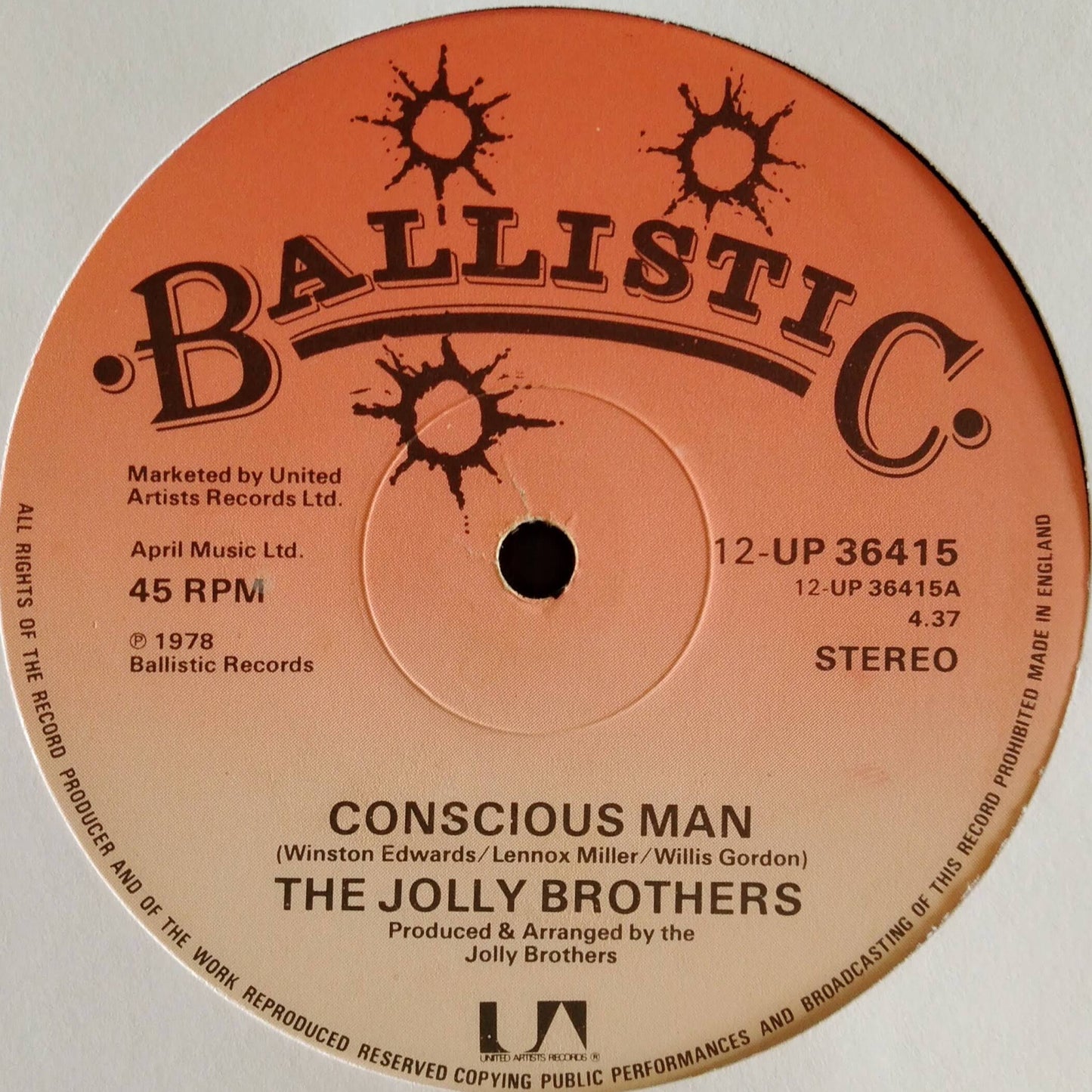 The Jolly Brothers - Conscious Man b