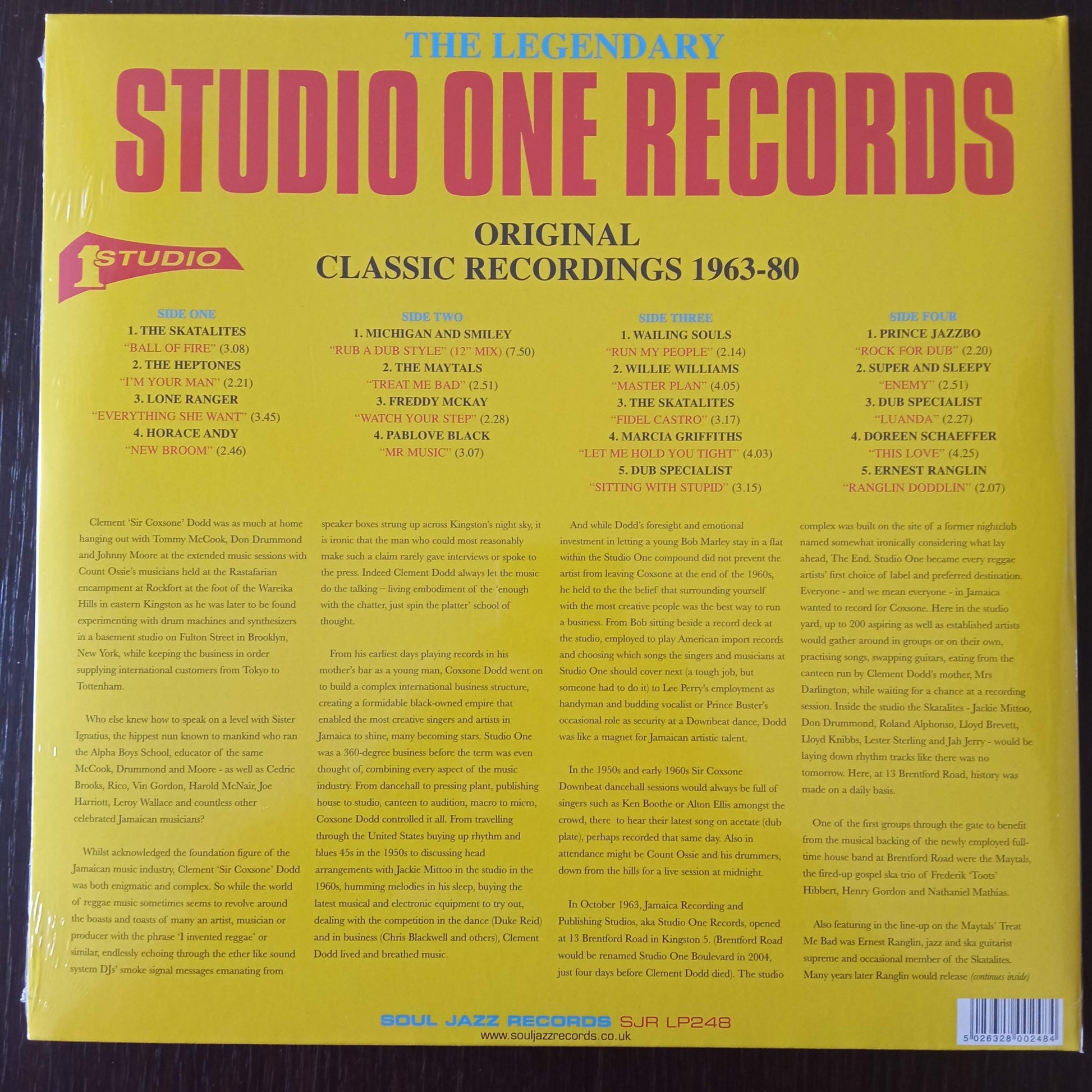 The Legendary Studio One Records b