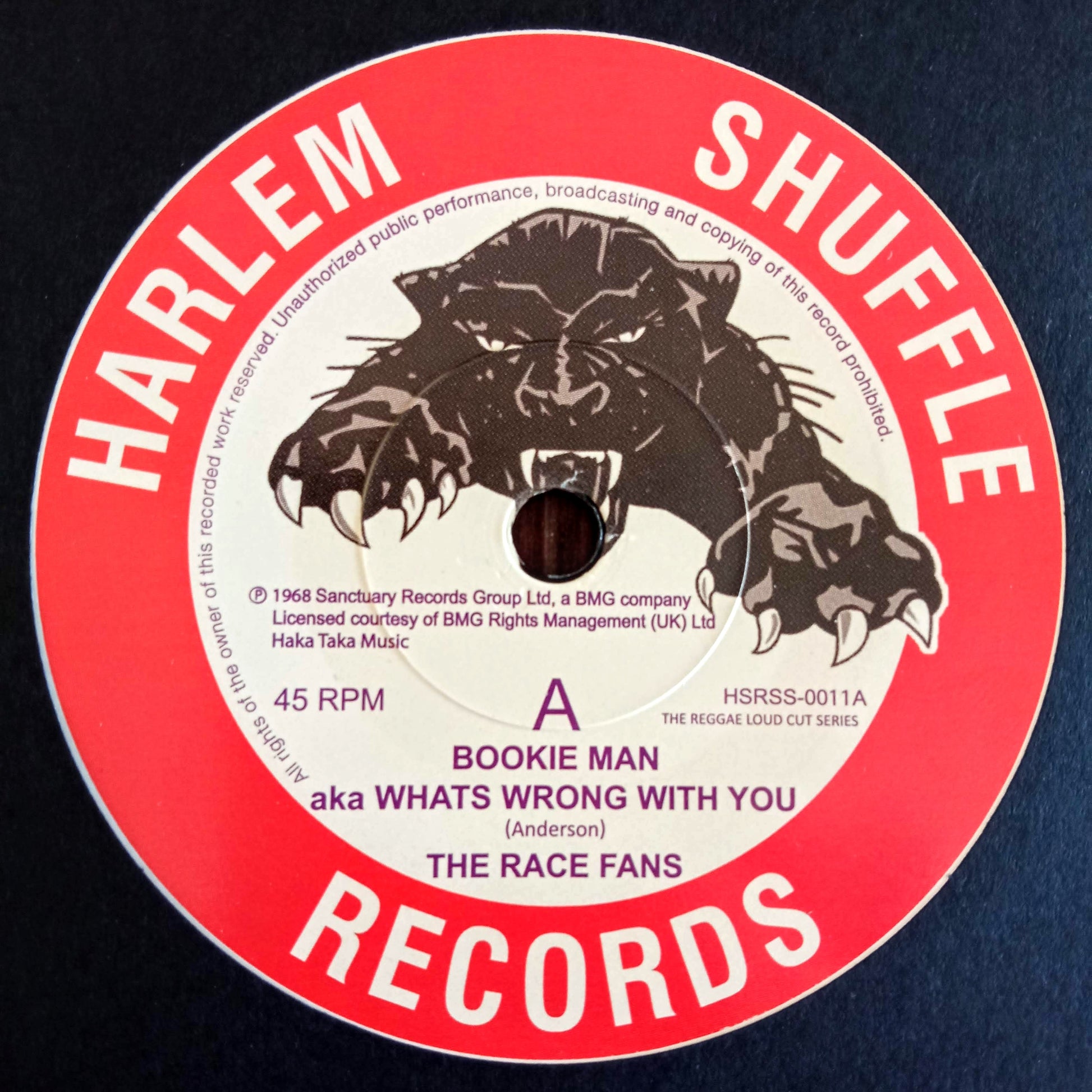 The Race Fans - What’s Wrong With You / Bookie Man 