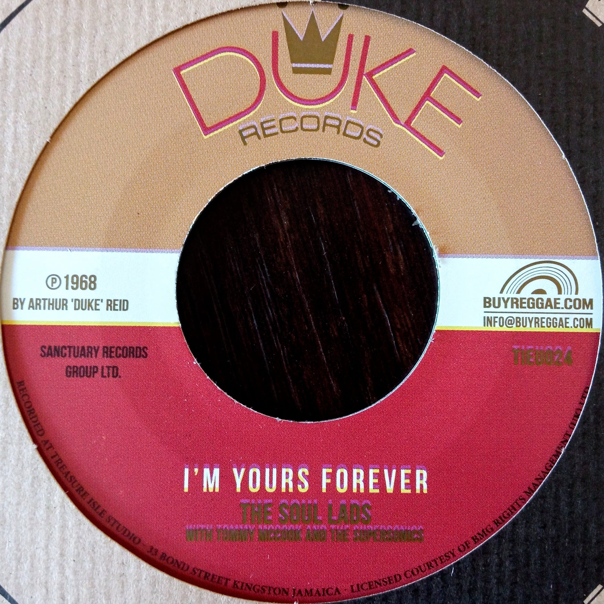 The Soul Lads / The Paragons – I'm Yours Forever 