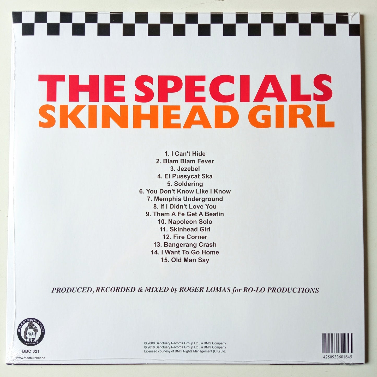 The Specials – Skinhead Girl b