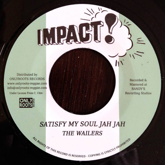 The Wailers - Satisfy My Soul Jah Jah 