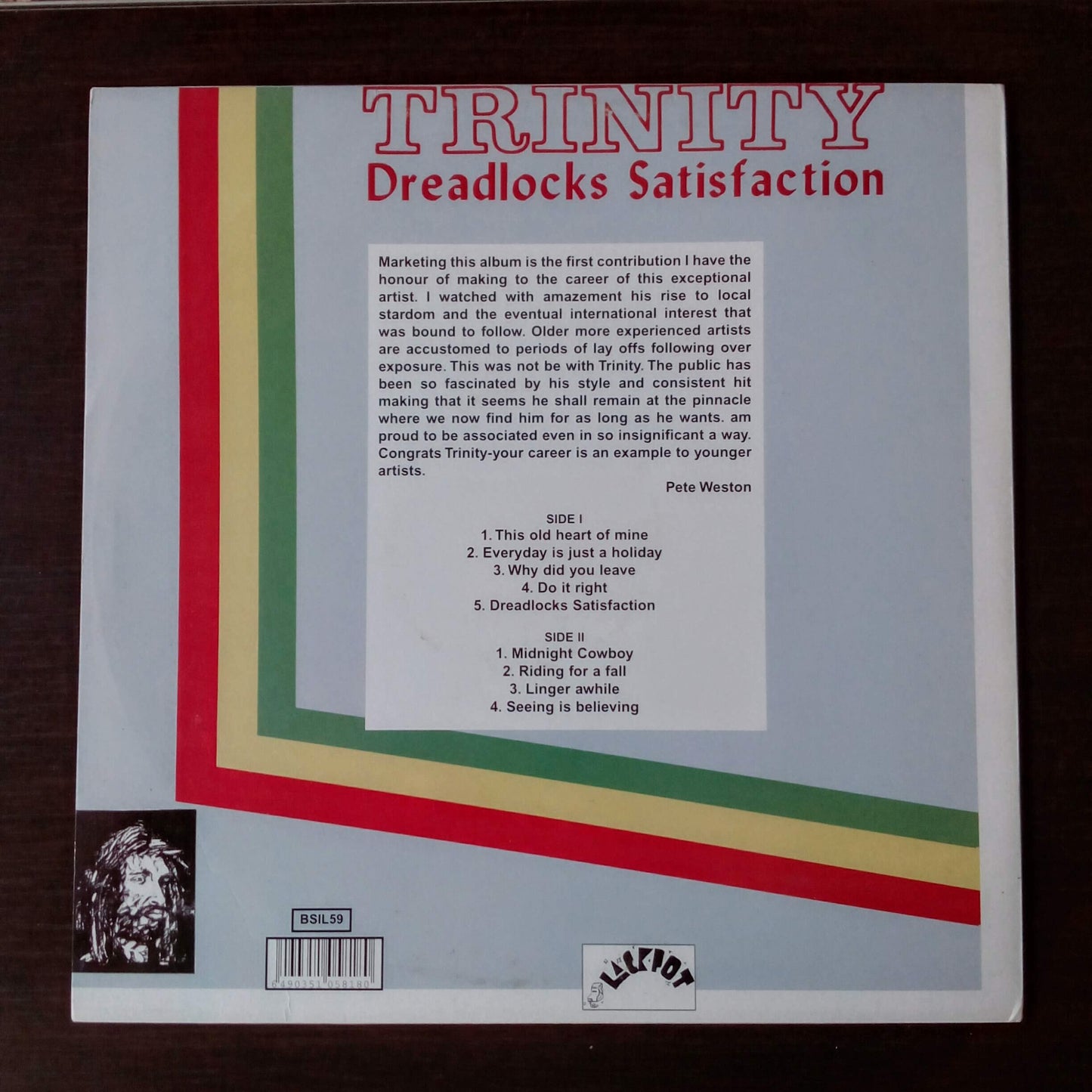 Trinity - Dreadlocks Satisfaction b