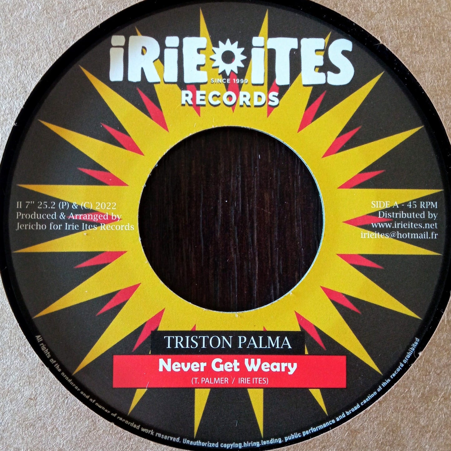 Triston Palma - Never Get Weary