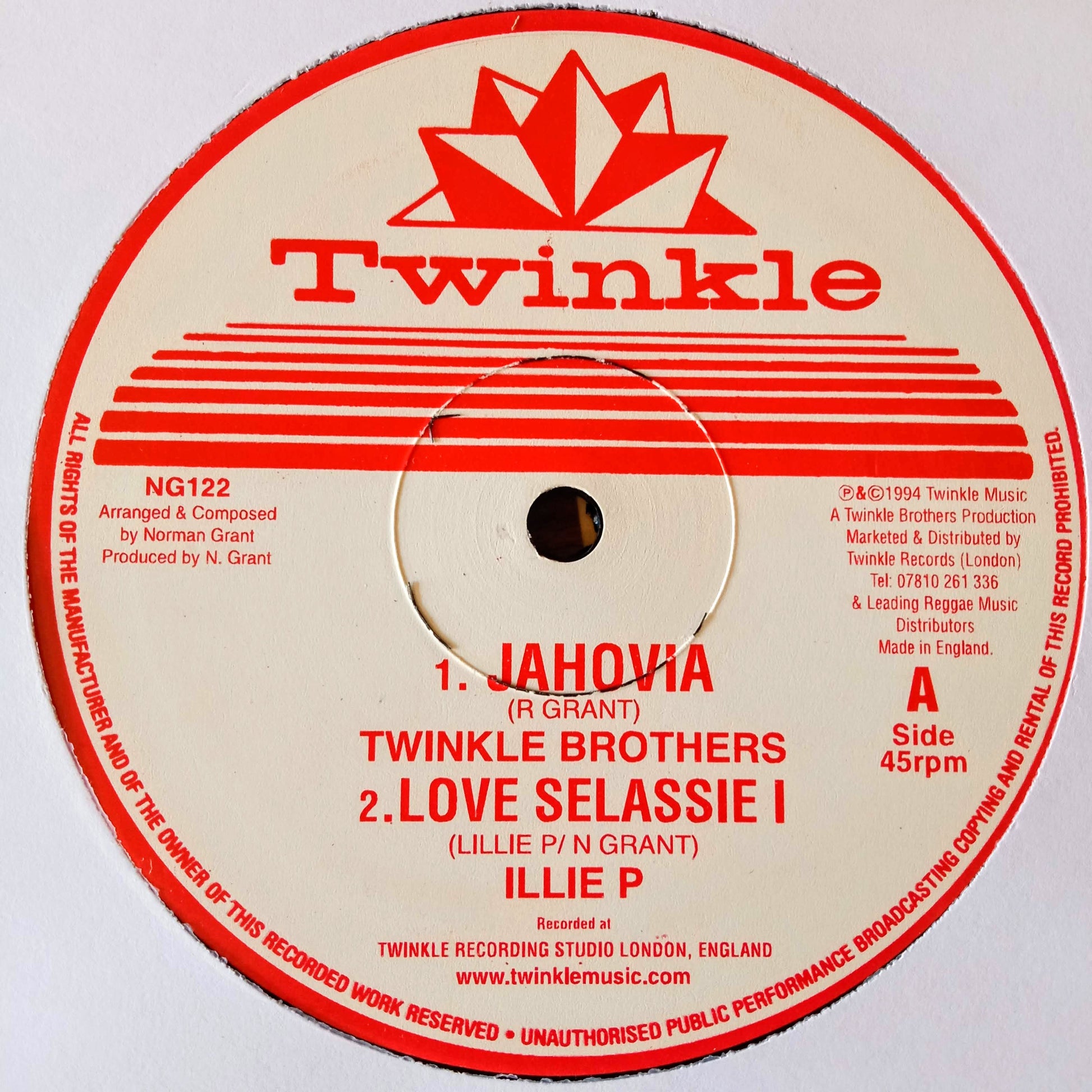 Twinkle Brothers – Jahoviah / 12