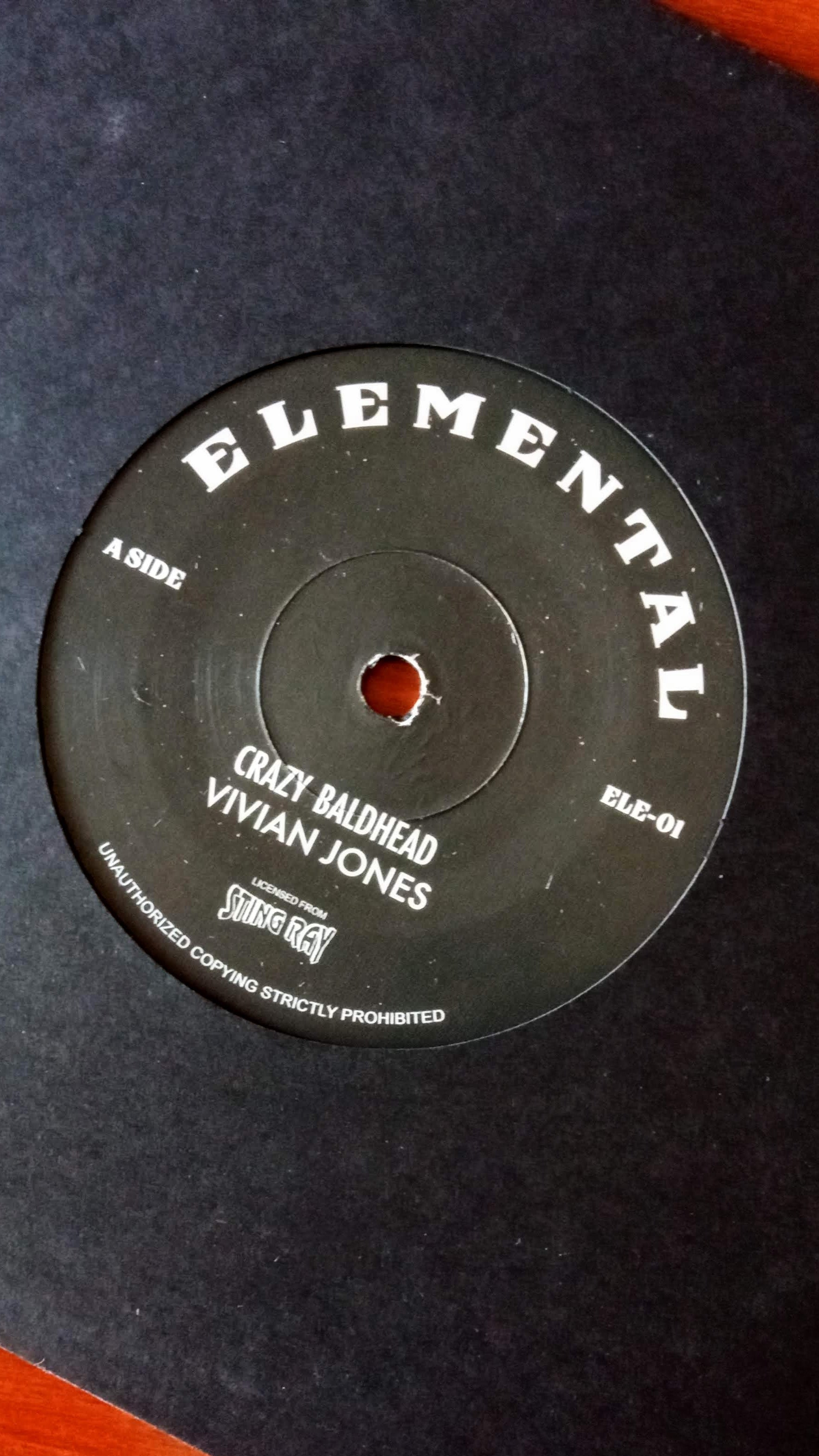 Vivian Jones / Stingray All Stars – Crazy Baldhead c