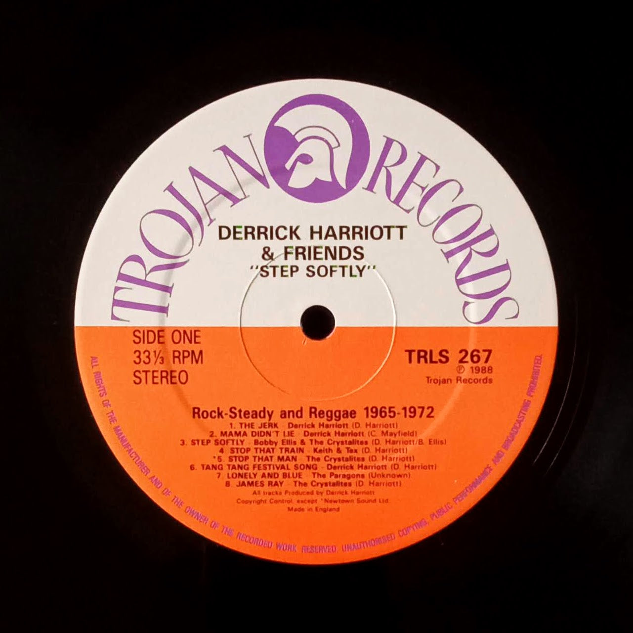 derrick-harriott-step-softly-rocksteady-reggae c