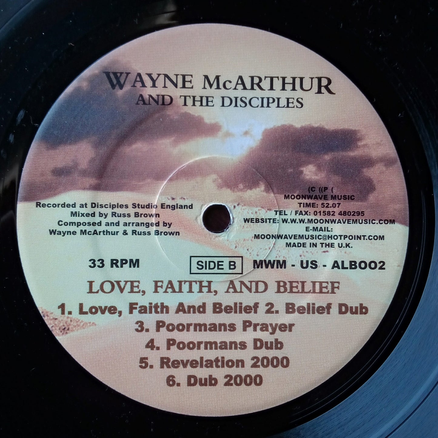 Wayne McArthur And The Disciples - Love Faith And Belief / LP Vinilo