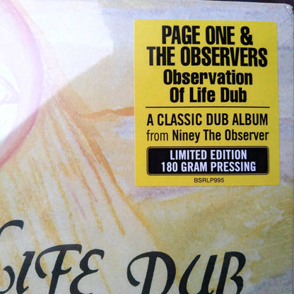 Page One And The Observers - Observation Of Life Dub / LP Vinilo